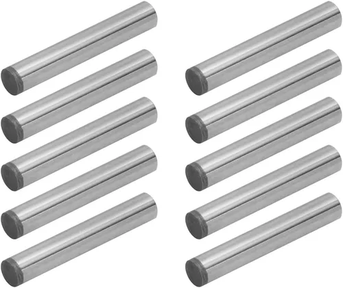 Miniatura 9 de POWERTEC 71475-P2 - Pasadores de acero endurecido de 1/4 pulgadas x 1-1/2 pulgadas, tratados térmicamente y con forma precisa para una alineación