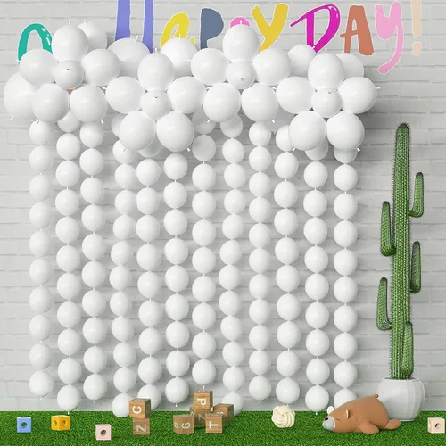 Miniatura 23 de 105 globos de enlace negro de 6 pulgadas, globos de enlace rápido, globos de látex para sesión de fotos, baby shower, decoración de fiesta