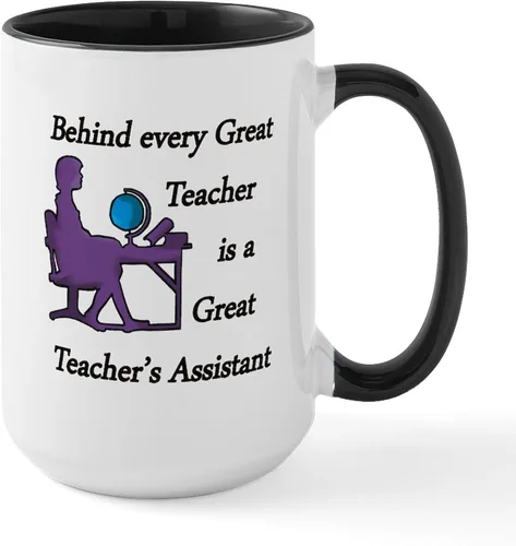 Miniatura 30 de CafePress Taza de café de cerámica para profesor/matemáticas inglesas, taza de té de 15 onzas