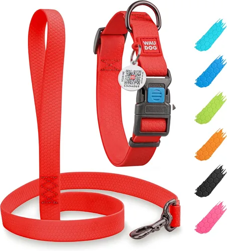 Miniatura 10 de WAUDOG Collar de Perro Impermeable - Collar de Perro Ajustable para Perros Grandes, Pequeños y Medianos - Collar de Perro Desmontable Impermeable