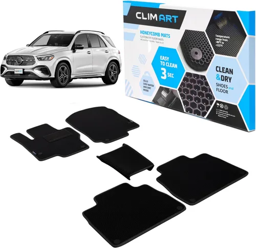 Miniatura 10 de CLIM ART WaterTrap FL011417021 - Alfombrillas de automóvil de ajuste personalizado para Honda CR-V 2017-2022, primera y 2ª fila, alfombrillas