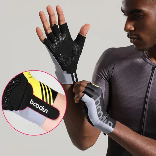 Miniatura 4 de YOSUNPING Guantes de ciclismo de carretera para hombres y mujeres guantes de ciclismo antideslizantes sin dedos para fitness ciclismo entrenamiento