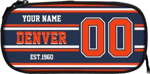 Miniatura 17 de Estuche de lápices personalizado Arizona con número de nombre, caja de lápices personalizada estilo fútbol, estuche de bolígrafo personalizado