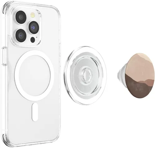 Miniatura 3 de PopSockets MagSafe PopGrip Boho Desert Brown Moon para iPhone