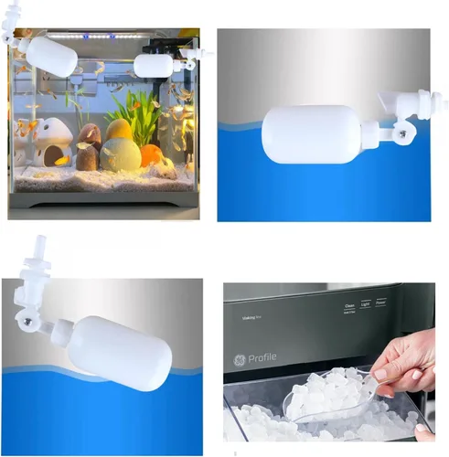 Miniatura 6 de Kit de válvula de flotador de tubo de 1/4 de pulgada para sistema de ósmosis inversa de agua de ósmosis inversa. Kit de línea de agua