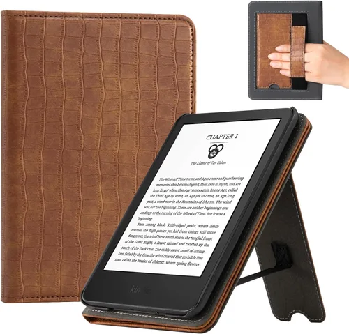 Miniatura 30 de CoBak Case for 6" E-Reader - PU Leather Smart Cover with Auto Sleep/Wake & Hand Strap