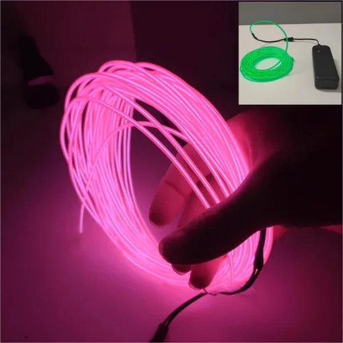 Miniatura 21 de Tira de luces LED de 360° – con opciones de alimentación de batería/USB – Luces LED flexibles para dormitorio, decoración del hogar, diseños