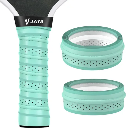 Miniatura 14 de JAYA Cinta de agarre de pickleball, agarre extra largo para paletas de pickleball, absorbe el sudor, envoltura de agarre de repuesto antideslizante