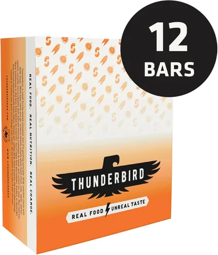 Miniatura 7 de Thunderbird Real Food Energy Bars, Bar Anacardo Higo Zanahoria, 1.7 onzas, Barras nutricionales de frutas y nueces, sin azúcar añadido, sin granos
