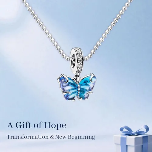 Miniatura 2 de Annmors Silver Charms for Bracelets 925 Sterling Dragonfly Family Heart Love Dangle for Women Bracelet & Necklace Pendant