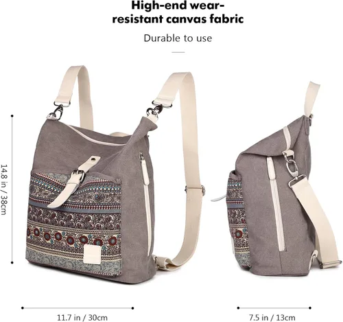 Miniatura 2 de ArcEnCiel Mochila de lona para mujer y niña