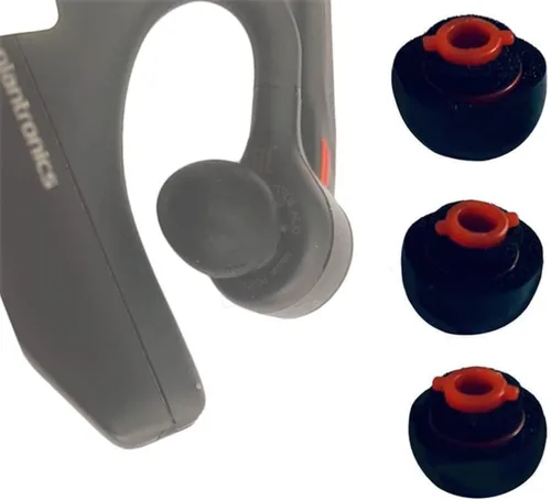 Miniatura 4 de ALXCD Auriculares de gel para auriculares Voyager 5200, S/M/L 3 piezas de almohadillas de gel suave y 3 puntas de cubierta de espuma, apto para Negro