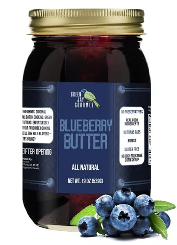 Miniatura 22 de Green Jay Gourmet Mantequilla de manzana, totalmente natural, sin gluten, para untar de manzana con manzanas, canela y especias, mantequilla