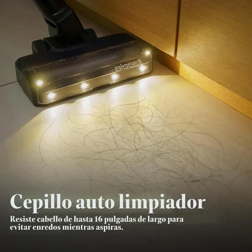 Miniatura 3 de Bissell PowerClean Self-Standing Cordless Vacuum w/Tangle Free Brush Roll, Removeable Battery, Wall Mount, Upholstery Tool & Bright Headlights