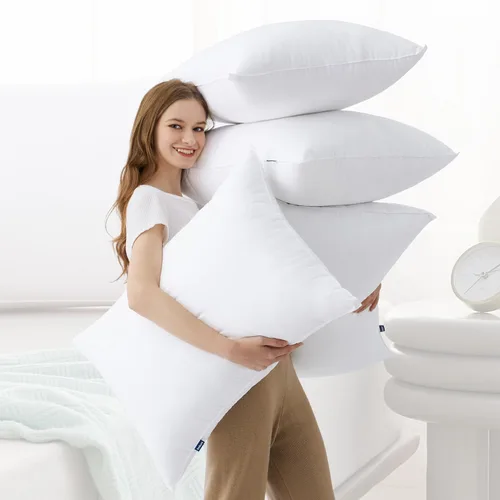 Miniatura 14 de Bedsure - Juego de 2 almohadas estándar para dormir, tamaño estándar para cama, suaves y con soporte, calidad de hotel, relleno original alternativo