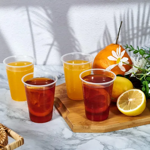 Miniatura 5 de 1000 paquetes de vasos de plástico desechables de 7 onzas, vasos para beber, vasos de plástico transparente para cumpleaños, picnics, ceremonias