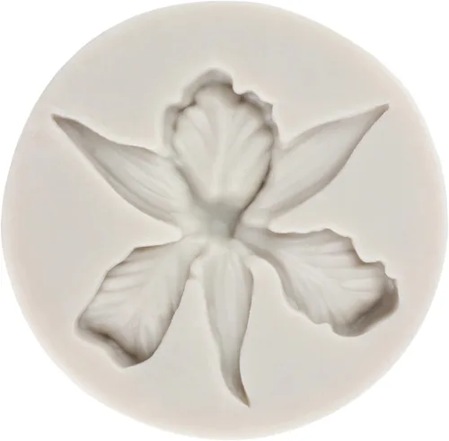 Miniatura 4 de Sijiangmold Molde de silicona de flor de hibisco, orquídea de hibisco, moldes de fondant, molde de caramelo de flores de plumeria, molde