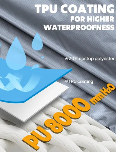 Miniatura 24 de ANYOO Poncho de lluvia con capucha para adultos, impermeable, ligero, para hombres y mujeres, chaqueta de lluvia reutilizable para emergencias al