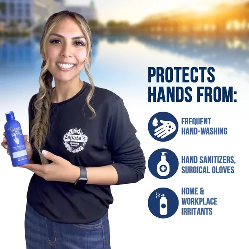Miniatura 3 de Gloves in a Bottle Loción protectora para piel seca con picazón, sin grasa y sin perfume, 8 onzas líquidas, paquete de 2 8 oz