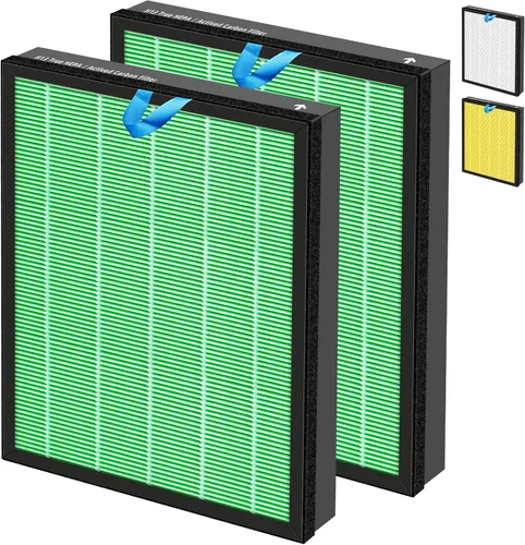 Miniatura 10 de Vital - Filtro de repuesto HEPA 100S para purificador de aire LEVOIT Vital 100S/100S-P, filtro de carbón activado de alta eficiencia H13 3 en 1