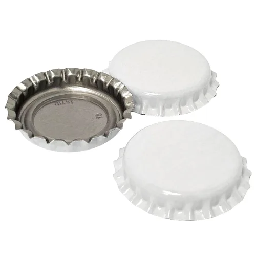 Miniatura 4 de Tapas de botella de corona absorbentes de oxígeno blanco para elaboración casera, 144
