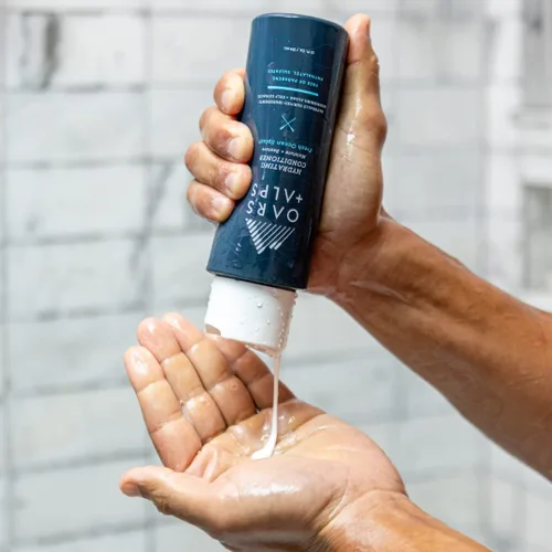 Miniatura 2 de Oars + Alps Kit de champú, acondicionador y gel de baño sin sulfato para hombre, cuidado hidratante de la piel con extracto de algas y algas, aroma