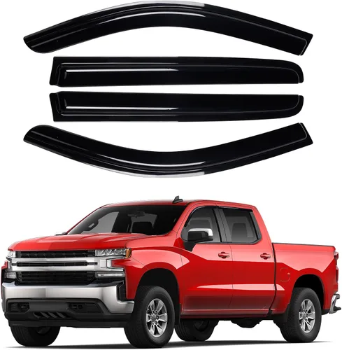Miniatura 30 de Canvcle RAV4 Rain Guards - Window Visors for Toyota RAV4 2006-2012, Outside-Mount Tape-On Side Window Wind Deflectors for RAV4 Accessories, Vent