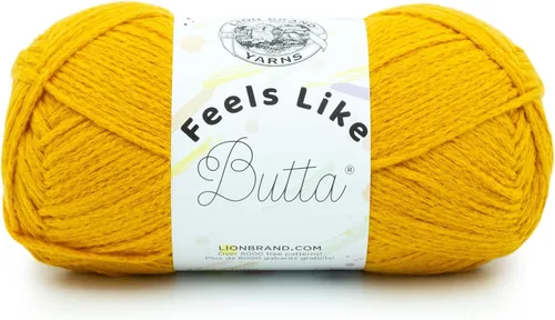 Miniatura 44 de Lion Brand Yarn - Hilo Feels Like Butta, hilo aterciopelado suave para tejer y hacer ganchillo, paquete de 1, Negro