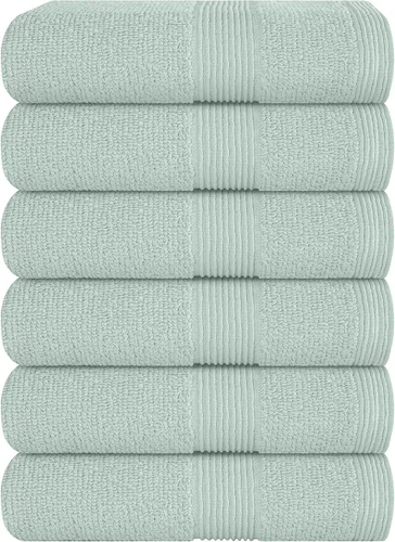 Miniatura 31 de Belizzi Home Toallas de Baño Extragrandes Premium de Algodón Paquete de 2, 35x70 - 100% Algodón Puro - Ideal para Uso Diario - Ultra Suave y Morado