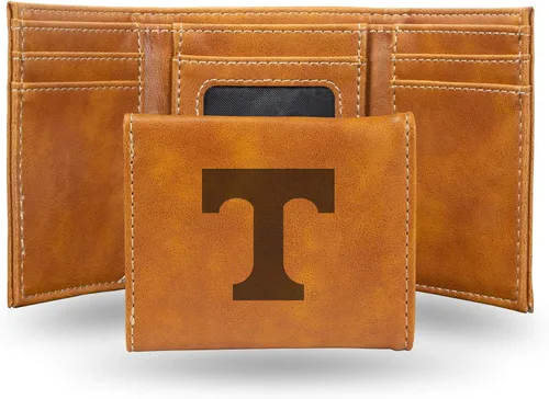 Miniatura 143 de NCAA Rico Industries - Billetera triple grabada con láser, con grabado láser, accesorio para hombre