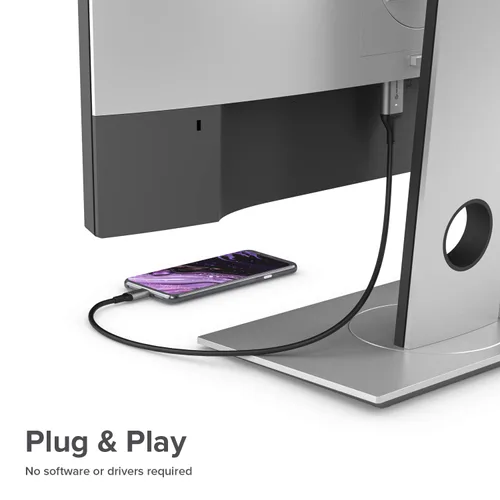 Miniatura 4 de ALOGIC Cable USB C a HDMI para oficina en casa, adaptador tipo C a HDMI, soporta 4K 60Hz; compatible con MacBook Pro/Air, iPad Pro/Air 2020, Dell