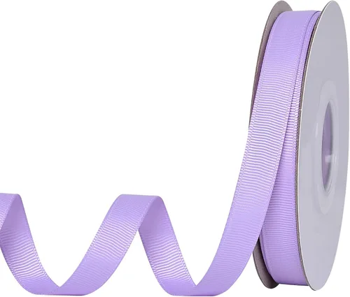 Miniatura 48 de YAMA Rollo de cinta de grogrén sólido, 1 pulgada, 25 yardas para cintas de envoltura de regalos, color blanco