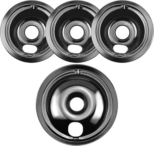 WB31M19 WB31M20 - Cuencos de porcelana para goteo, incluye 1 paquete de 8 pulgadas WB31M19 y 3 unidades WB31M20 de 6 pulgadas, repuesto para