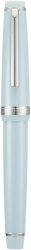 Miniatura 4 de 2 PCS Jinhao 82 Pluma estilográfica de resina Iridium, plumín extrafino e fino con convertidor, juego de plumas de escritura azul claro con clip