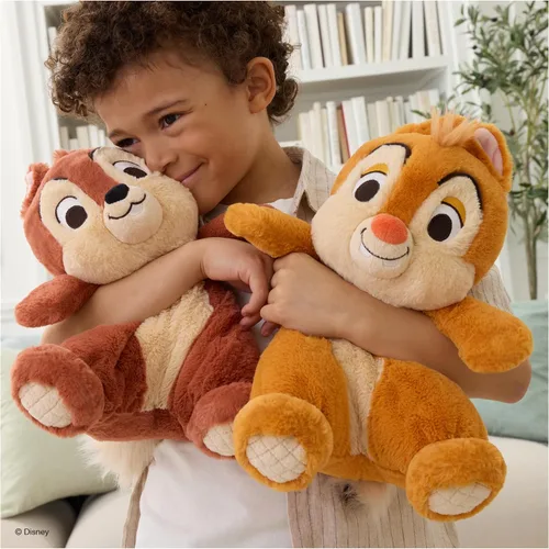 Miniatura 5 de GUND Disney - Peluche oficial de Chip Oh So Snuggly, peluche de Chip y Dale de Disney, animal de peluche de ardilla para bebés y bebés, marrón, 12.5