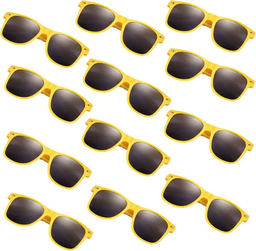 Miniatura 14 de FEPITO Paquete de 24 lentes de sol de fiesta a granel para regalos de fiesta de cumpleaños, rellenos de bolsas de golosinas para playa, piscina