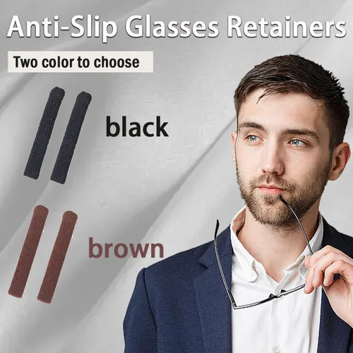 Miniatura 6 de Gafas antideslizantes con almohadilla de tela de algodón, 3 pares con 1 paquete de paños de limpieza de microfibra