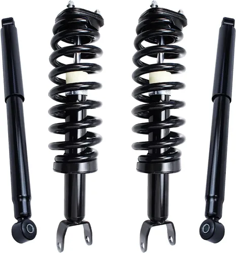 Miniatura 54 de Detroit Axle - Puntales y Amortiguadores para Chevy Traverse Buick Enclave GMC Acadia Saturn Outlook 2007-2012, 2 puntales delanteros con resorte