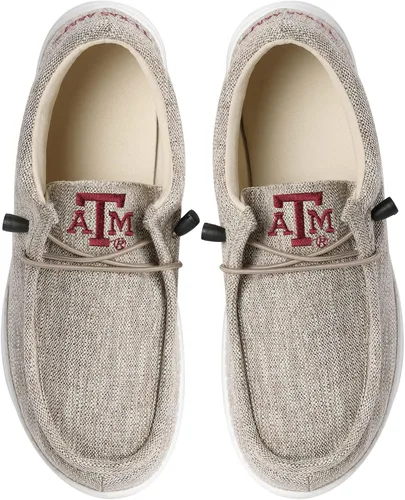 Miniatura 5 de FOCO Men's NCAA College Team Logo Lightweight Loafers Lace Up Cotton Knit Shoes