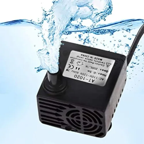 SunGrow 55 GPH 3W pequeña fuente de agua sumergible para gatos y perros, bomba de agua para acuario, tanque de peces de acuario, mini bomba de agua