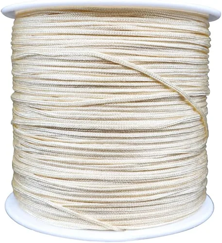 Cuerda de nailon para pulseras, cordón de nailon de 0.8 mm, cordón de nudo chino de 109 yardas para hacer joyas, abalorios, collares, pulseras,