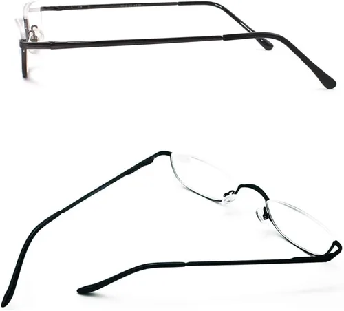 Miniatura 4 de Lentes de lectura de medio marco, lectores de luna de medio metal para mujeres y hombres, 4 pares 1.25