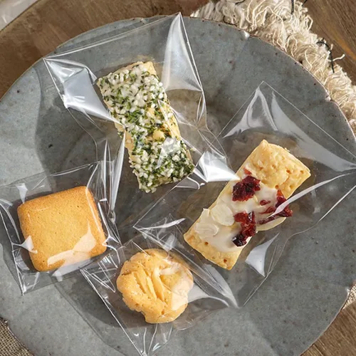 Miniatura 6 de Bolsas de celofán pequeñas resellables de 3 x 3 pulgadas, 1000 bolsas de celofán transparentes autoadhesivas delgadas de 2 mil para galletas