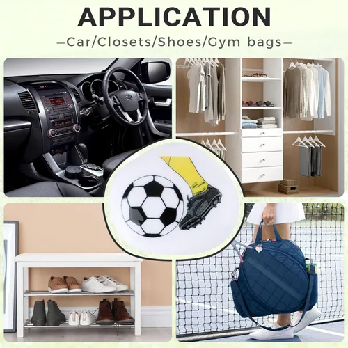 Miniatura 6 de Knixmax Pelotas desodorantes versátiles para zapatos, bolsas de gimnasio, ambientador para el hogar, armarios y casilleros, elimina el olor
