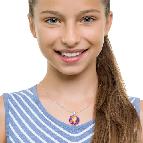 Miniatura 9 de Disney Frozen II Necklace - Frozen Necklace with Anna or Elsa Pendant Jewelry - Frozen Jewelry
