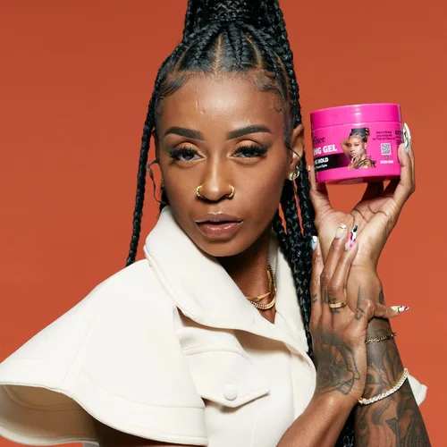 Miniatura 2 de Red by Kiss Gel para Trenzas de Fijación Extrema Styler Fixer para Trenzas de Caja y Cornrows, Hidratante, Acondicionador, Control de Encrespamiento