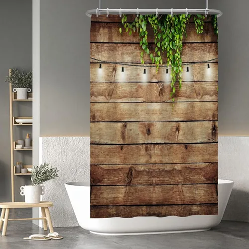 Miniatura 33 de Baocicoo - Cortina de ducha de abeja de miel, diseño de abeja de caricaturas, pista voladora, rústica, floral, para baño, decoración de bañera