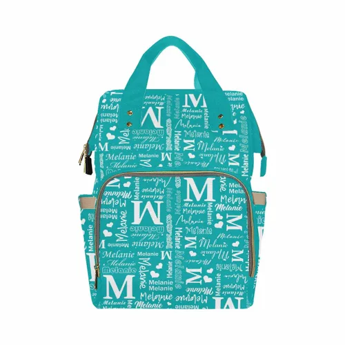 Miniatura 27 de InterestPrint Bolsa de pañales con nombre, mochila personalizada para hombres y mujeres, Color 17, Mochilas Daypack
