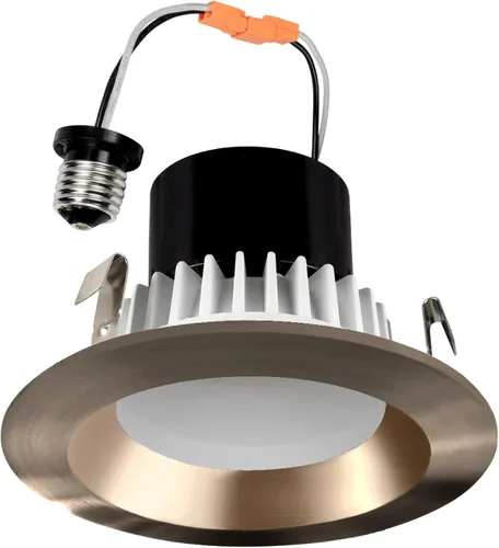 Miniatura 17 de Goodlite Foco descendente redondo LED de 4 pulgadas, 10 W (85 W igual), 850 lúmenes, 5CCT seleccionable 2700K-3000K-3500K-4100K-5000K, CRI90, Blanco