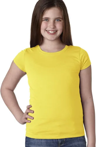Miniatura 10 de Next Level Camiseta de punto acanalado de princesa para niñas grandes